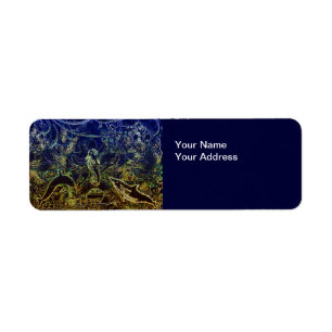 Deep Ocean Return Address Label