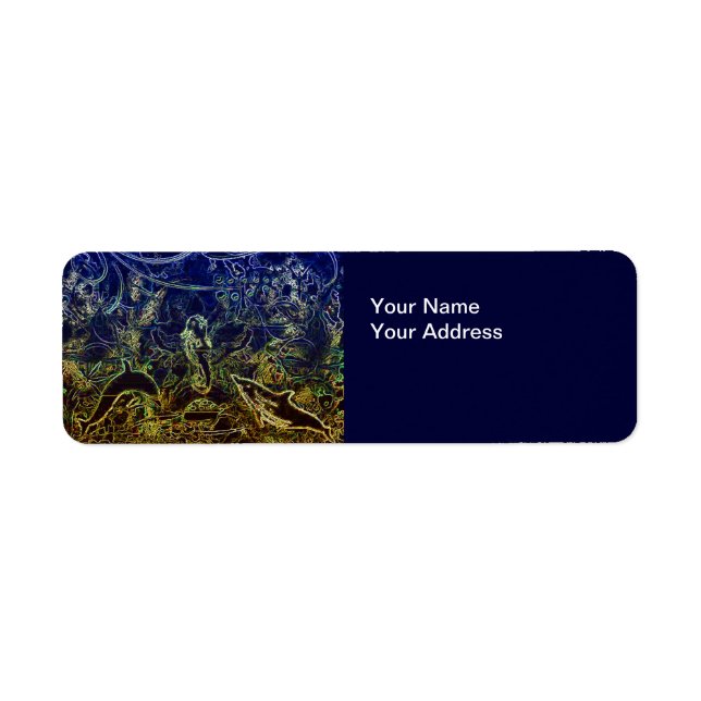Deep Ocean Return Address Label (Front)