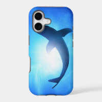 Deep Ocean Shark Silhouette