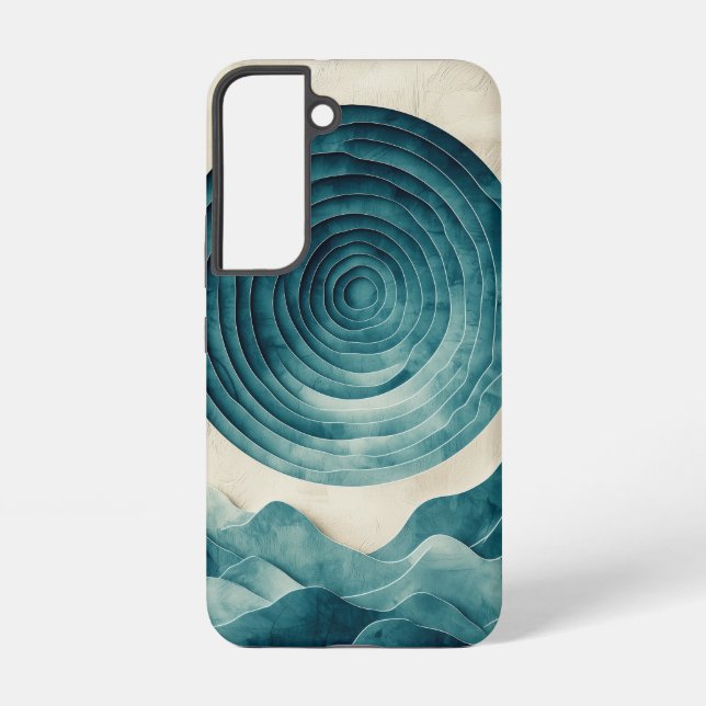 Deep Ocean Vortex Phone Case (Back)