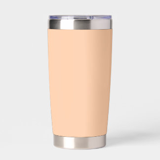 Deep Peach Solid Color Insulated Tumbler