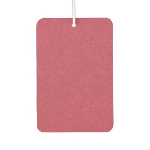 Deep pink textured swirling pattern car air freshener