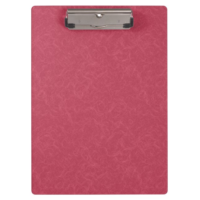 Deep pink  textured swirling  pattern clipboard (Front)