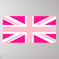 Deep Pink Union Jack