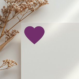 Deep Plum  - Elegant Solid Plum - Stickers