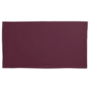 Deep Plum Pair of Pillowcases King Size