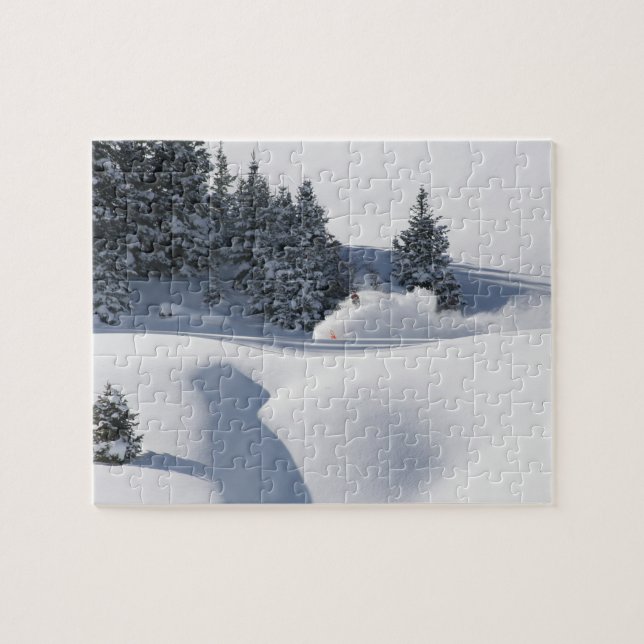 Deep Powder Day Jigsaw Puzzle (Horizontal)