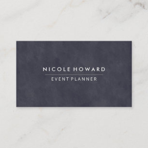Deep Purple Blue Texture Business Card