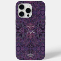Deep Purple Gypsy Design Cell Phone Case
