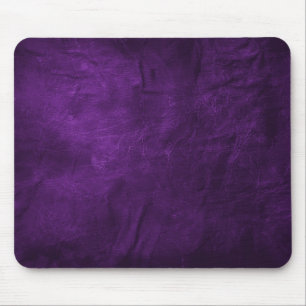 Deep Purple Leather Mouse Pad