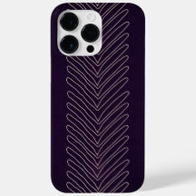 Deep Purple Modern Tribal African Arrows