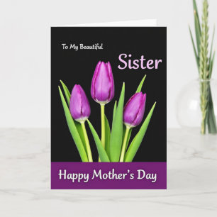 Deep Purple Mothers Day Card