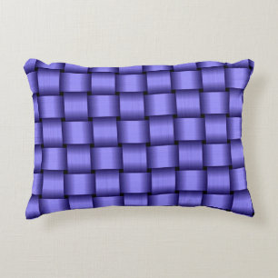 Deep Purple Ribbon Decorative Cushion