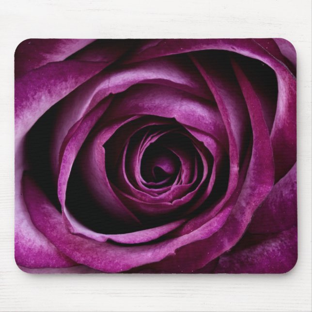 Deep Purple Rose Mouse Pad (Front)