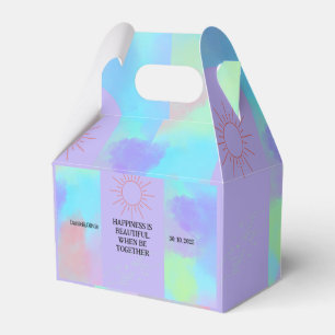 Deep Purple Soft Weeding Stuff Favour Box