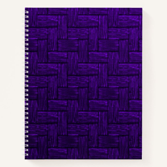 Deep Purple Spiral Notebook (Front)