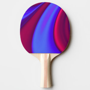 Deep Purple Swirl Ping Pong Paddle
