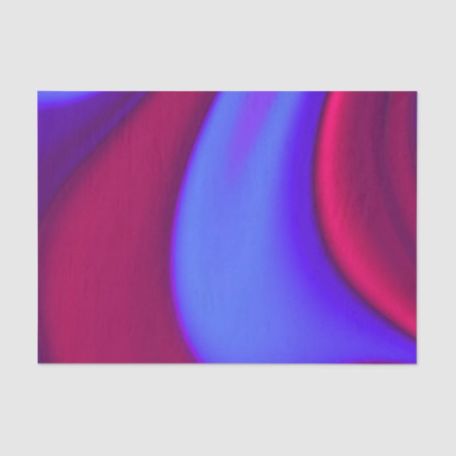 Deep Purple Swirl Tissue Paper (Front)