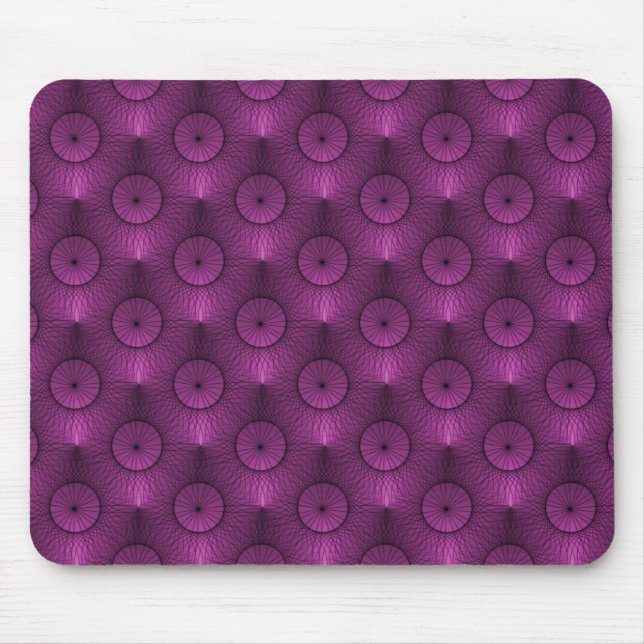 Deep Purple Ultramodern Chic Mousepad (Front)