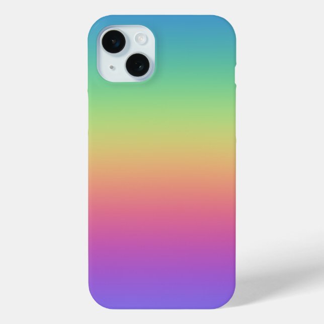 Deep Rainbow Gradient Case-Mate iPhone Case (Back)