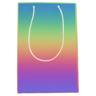 Deep Rainbow Gradient Gift Bag