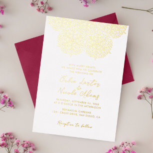 Deep Red and Blue Enchanting Mandala Wedding