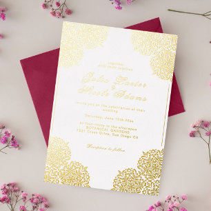 Deep Red and Blue Enchanting Mandala Wedding