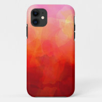 Deep Red Orange Yellow Watercolor Background