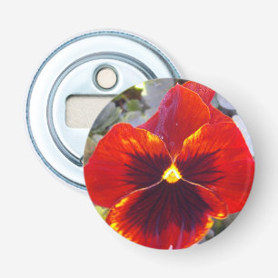 Deep Red Pansy, Bottle Opener