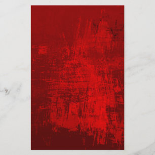 Deep Red Rustic Texture Abstract Background Stationery