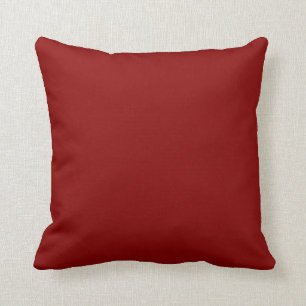 Deep Red Solid Colour Background Cushion