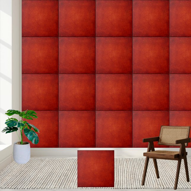 Deep Red Textured Ceramic Tile (Deep Red Textured Ceramic Tile)