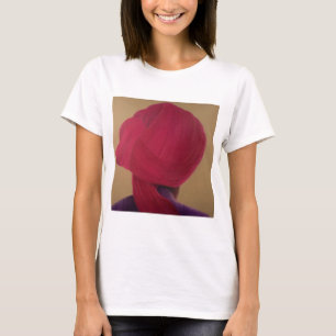 Deep Red Turban Purple Jacket T-Shirt
