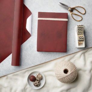 Deep Red Wrapping Paper