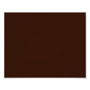 Deep Rich Brown colour background Customisable Photo Print