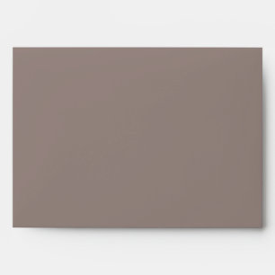Deep Rich Brown colour decor Customisable Envelopes