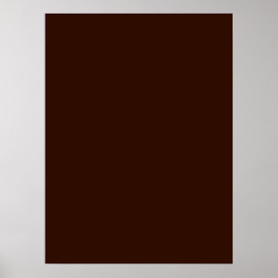 Deep Rich Brown Decor Customisable