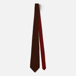 Deep Rich Brown Solid Colour Tie