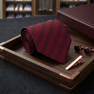 Deep Rich Burgundy  Tie