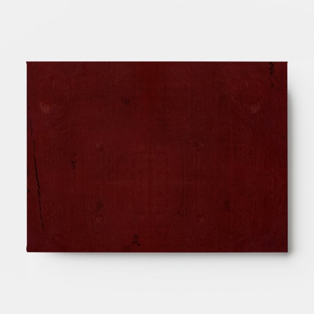 Deep Rich Red A6- Envelope (Front)