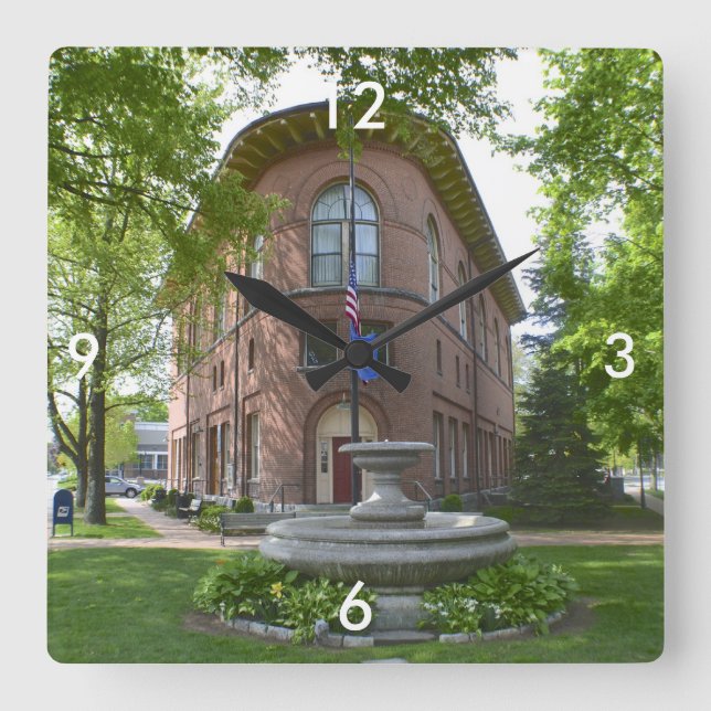 Deep River Town Hall Wall Clock (Front)