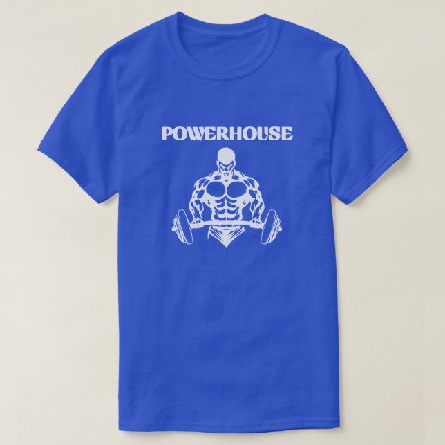  DEEP ROYAL TRAIN POWERHOUSE MEN'S BASIC  T-Shirt (Design Front)