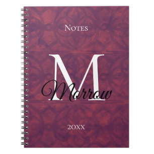 Deep Rudy Batik Name and Year Notebook