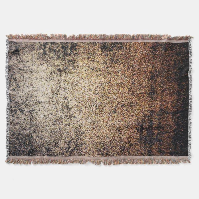 Deep Rutic Stone Design- Throw Blanket (Front)