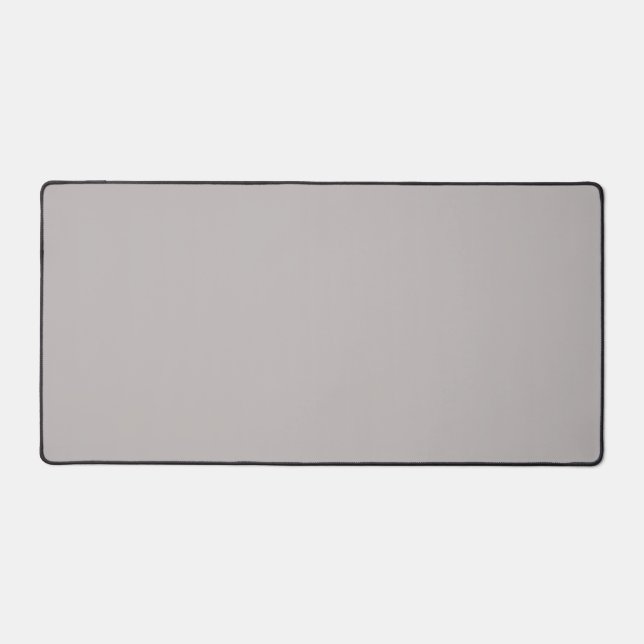 deep sand, beige solid  desk mat (Front)