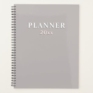 Deep sand   solid beige  planner