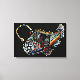 Deep Sea Angler Fish canvas print
