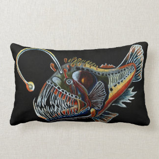 Deep Sea Angler fish design decorative cushion