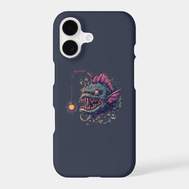 Deep Sea Anglerfish Phone Case (Back)