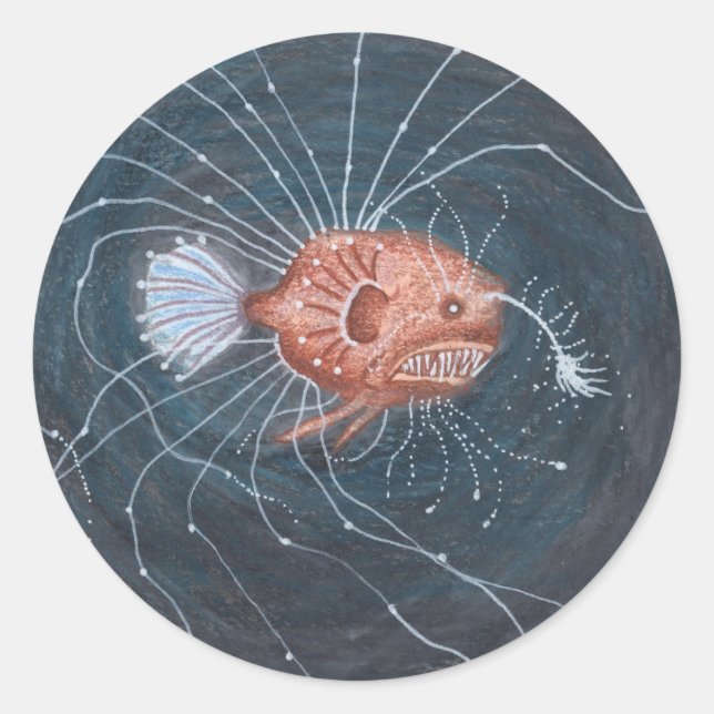 Deep Sea Anglerfish Stickers (Front)
